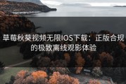 草莓秋葵视频无限IOS下载：正版合规的极致离线观影体验